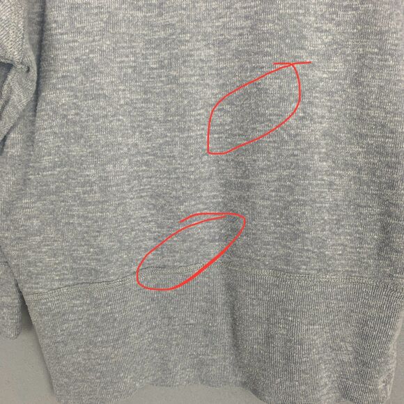 We The Free Everything Pullover Heather Gray Women’s XS Relaxed Lightweight Knit - Picture 5 of 8